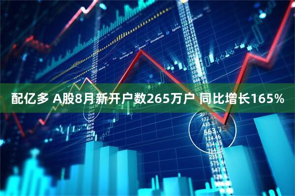 配亿多 A股8月新开户数265万户 同比增长165%