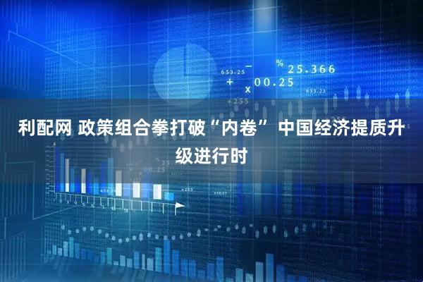 利配网 政策组合拳打破“内卷” 中国经济提质升级进行时